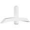 Ekena Millwork Bellingham Architectural Grade PVC Gable Bracket, 72"W x 30"H x 6"D x 6"F, 10/12 Pitch GBP072X30X0606BEL00 - alternate 1